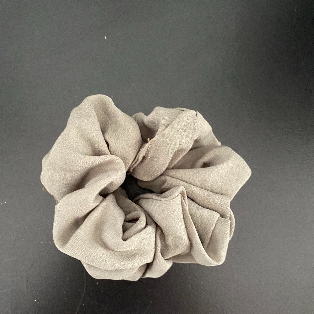 army green scrunchie